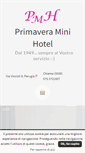 Mobile Screenshot of primaveraminihotel.it